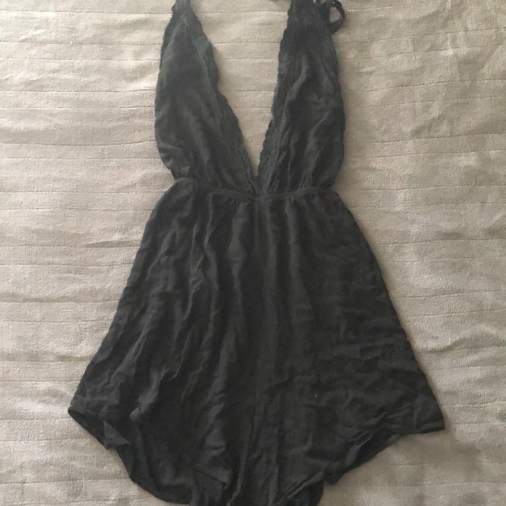 NWOT Black Romper